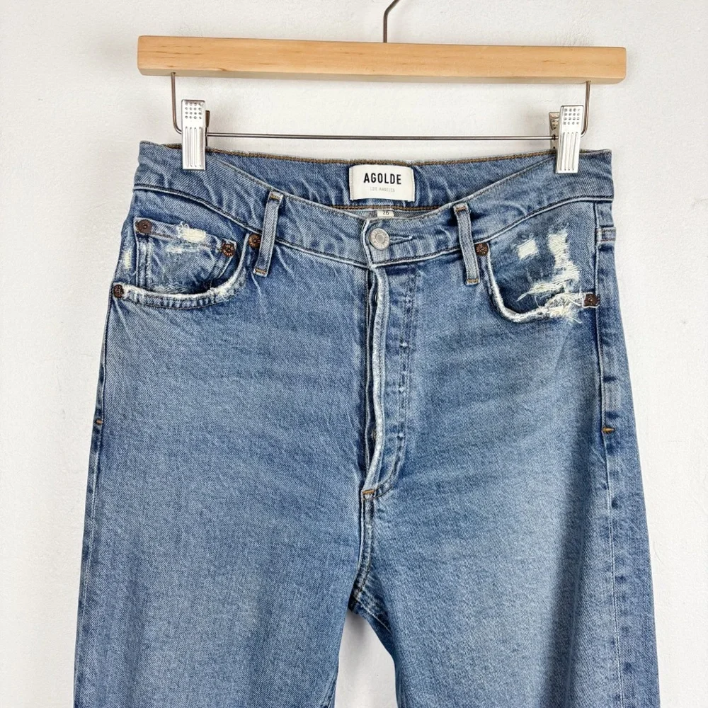 Agolde High Rise Slim Jeans Sz 26 - Picture 5 of 12